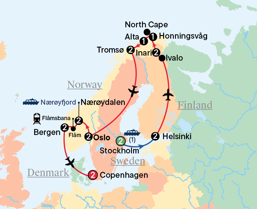 Map - Scandinavian Discovery 2027